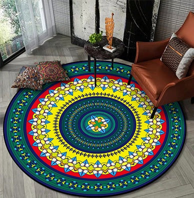 Living Room Rug 150 CM Round-Oriental