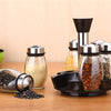 7 PCs 360 Rotatable Spice And Sugar Jar5449-With Stand