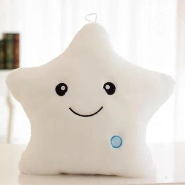 Star Glow Led Light Up Pillow Plush (random Color)