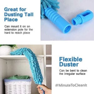 MICROFIBER FLEXIBLE FAN & CEILING DUSTER FOR HOME AND OFFICE