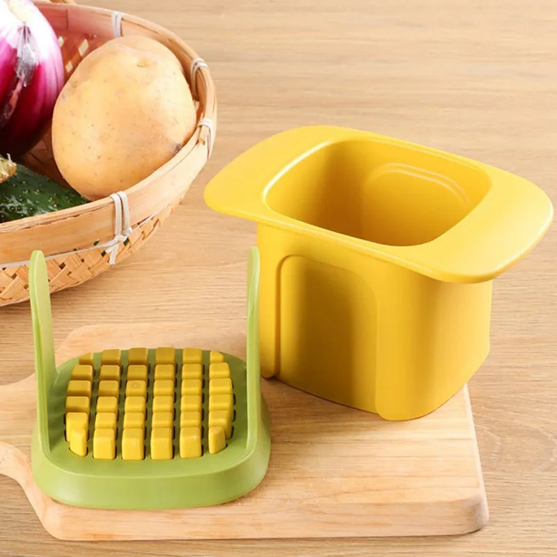 Multifunctional Vegetable Chopper Onion Dicing Artifact French Fries Slicer Kitchen Gadget Cucumber Potato Slicer Kitchen Tools