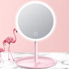 3 Modes LED Makeup Mirror with Storage Base-Pink(SA2405-161)