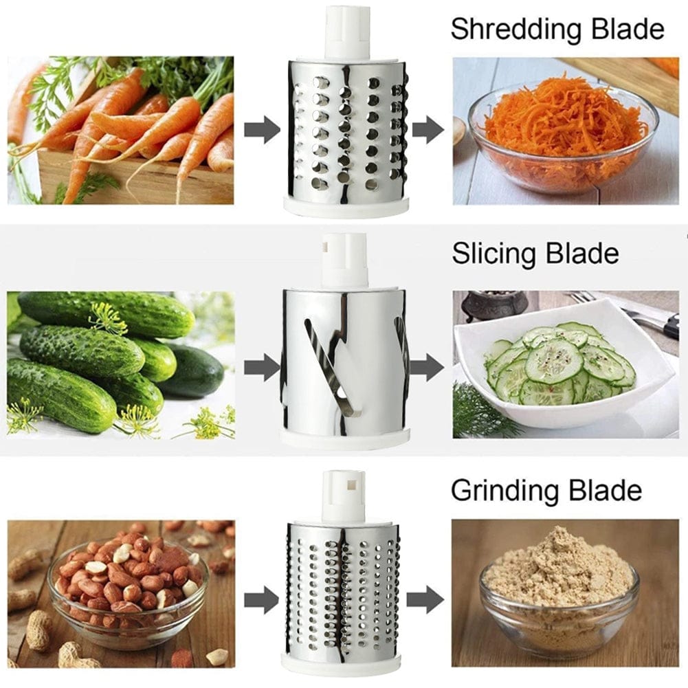 Manual Vegetable Cutter Slicer Multifunctional Round Slicer Gadget Multifunction Kitchen Gadget Food Processor Blender Cutter (Random Color)