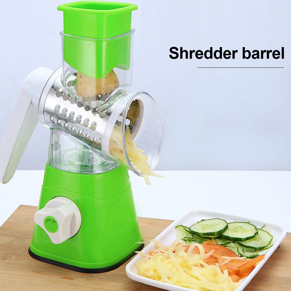 Manual Vegetable Cutter Slicer Multifunctional Round Slicer Gadget Multifunction Kitchen Gadget Food Processor Blender Cutter (Random Color)