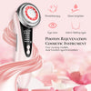 New 5 In 1 Handheld Ultrasonic Electric Photon Facial Massager Cleanser Face And Body Massage Beauty