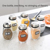 7 PCs 360 Rotatable Spice And Sugar Jar5449-With Stand