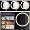 3 Modes LED Makeup Mirror with Storage Base-Pink(SA2405-161)