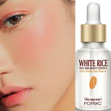 New White Rice Whitening Serum Face Moisturizing Cream Anti Wrinkle Anti Aging Face Fine Lines Acne Treatment Skin Care 15ml