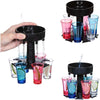 6 Glass Dispenser And Holder Fill Up To Six Glass Dispenser Holder Great For Holidays Parties (without Glass)