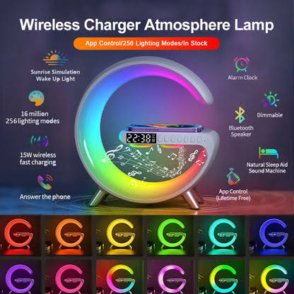 G Shaped RGB Light Table Lamp